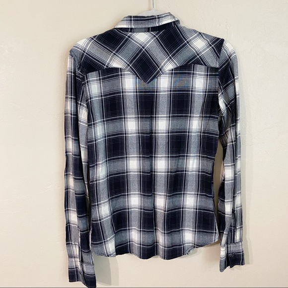 Denim & Supply Plaid Western Button Down Top - Picture 3 of 4